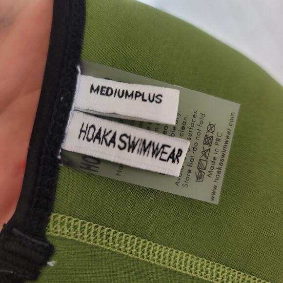 Hoaka Green Ryu Neoprene Swim Top - Picture 9 of 11